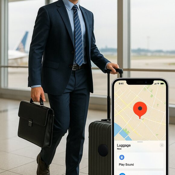 Air Tracker Tag 4-Pack Apple Find My App iOS Smart Key/Luggage Tag/Pet Tracker - Picture 6 of 7